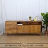 Bufet minimalis retro modern kayu jati jepara TT-023
