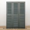 Lemari pakaian 3 pintu jalusi pastel grey TT-057
