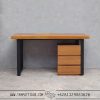 Meja kerja jati minimalis industrial 3 laci TT-097