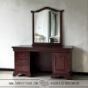 Meja rias klasik kayu jati jepaara 3 laci 1 pintu TT-107