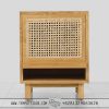 Nakas kayu jati rotan minimalis scandinavian TT-102