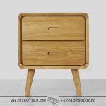 Nakas reto minimalis jati jepara 2 laci TT-119