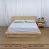 Tempat tidur japandi minimalis kayu jati TT-070