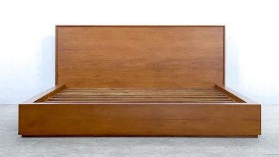 Tempat tidur kayu jati kasur king minimalis TT-127