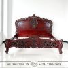 Tempat tidur ukir jati jepara victorian klasik TT-095