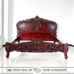 Tempat tidur ukir jati jepara victorian klasik TT-095