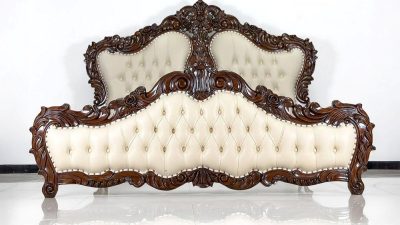 Tempat tidur ukir klasik mewah rococo modern Jati TT-096